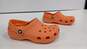 Crocs Girls Orange Clogs Size 2 image number 2