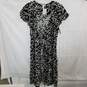 Leith Black Starburst Women's Dress Size M image number 1