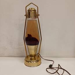 Vintage 70's Crestworth Astro Red Lantern Lava Lamp