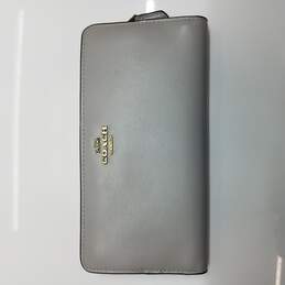Coach Dove Grey Leather Bi-Fold Wallet w/ COA alternative image