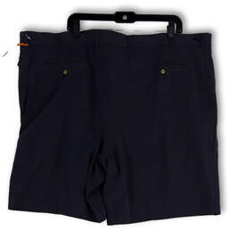 NWT Mens Black Pleated Flat Front Pockets Regular Fir Bermuda Shorts Sz 46R alternative image