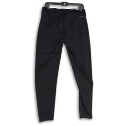 NWT Womens Black Gold Striped Elastic Waist Pull-On Track Pants Size M alternative image