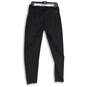 NWT Womens Black Gold Striped Elastic Waist Pull-On Track Pants Size M image number 2