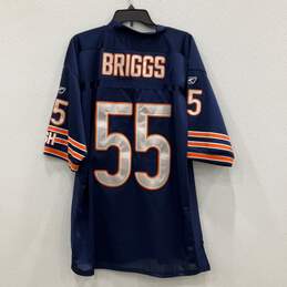 Reebok Mens Blue Orange NFL Chicago Bears Lance Briggs #55 Football Jersey Sz 50 alternative image