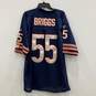 Reebok Mens Blue Orange NFL Chicago Bears Lance Briggs #55 Football Jersey Sz 50 image number 2