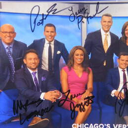 WGN Chicago Morning News Cast Signed Photo alternative image
