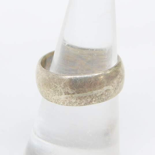 925 Clear Quartz Drop Earrings Garnet & Dyed Abalone Bracelet & Band Ring 37.9g image number 4