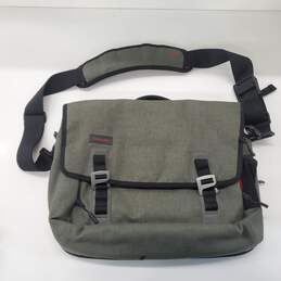 Timbuk2 'Stuck in the Middle With You' Gray/Red Messenger Bag Size M