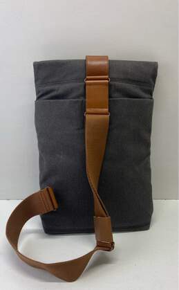 Incase Gray Canvas Tablet Laptop Sling Backpack Bag alternative image