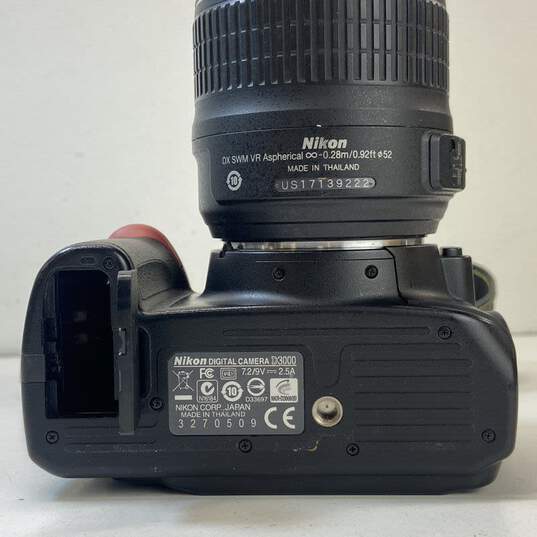 Nikon D3000 10.2 megapixel Digital SLR Camera with 18-55mm Lens image number 6