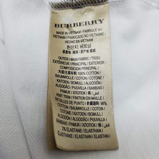 AUTHENTICATED MENS BURBERRY LONDON COTTON POLO TEE XL image number 6