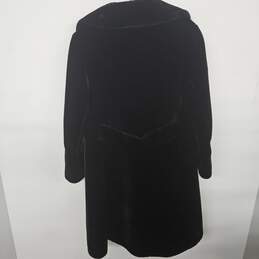 Borgazia Black Faux Fur Coat alternative image