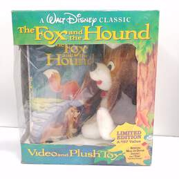 Lot of 2 Disney VHS Videos and Plush Toys alternative image