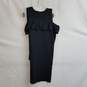 Zara Knit Shoulder Long Sleeve Bodycon Dress Size Medium image number 1