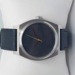 Nixon The Time Teller Minimal Black & Silver Tone Watch alternative image