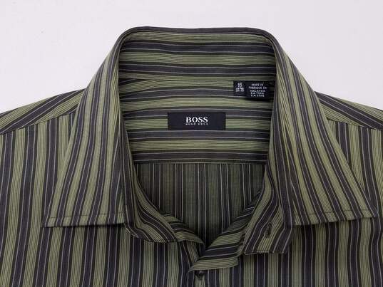 HUGO BOSS Men's L/S Button Up Shirt Size 16 (34/35) image number 3