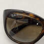 Womens RB4216 Tortoise Brown Full Rim Rectangle Lens Butterfly Sunglasses image number 6