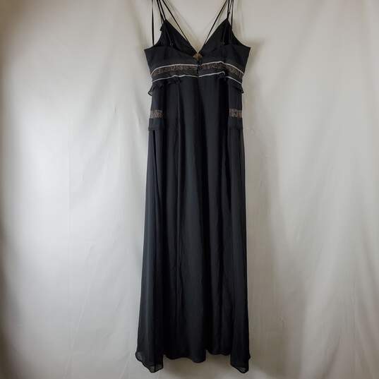 BCBG Women's Black Maxi Dress SZ L image number 2