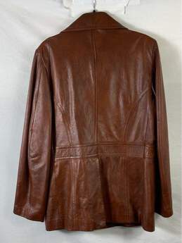 Adler Leather MFG. CO. Brown Jacket - Size 42 alternative image