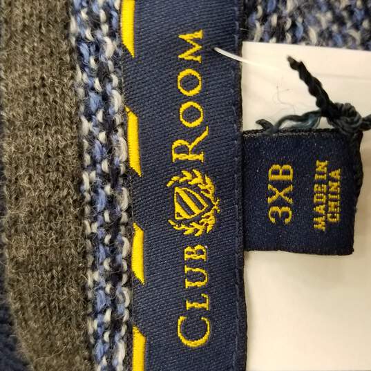 Club Room Blue Pattern Sweater 3XB image number 3