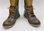 Bullboxer Shoes Galos Leather Utility Boot Size 9 Color: Brown image number 1