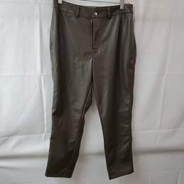 BCBgenerations Faux Leather Brown Pants Women's MD NWT