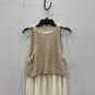 Moth Womens Beige White Sleeveless Pullover Fit And Flare Dress Size Small image number 2