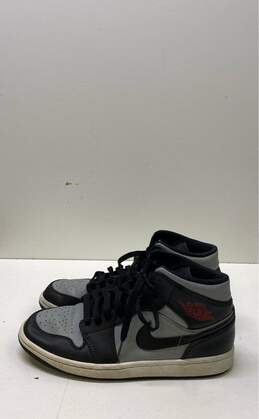 Nike Air Jordan 2 Mid Shadow Grey, Black, Red Sneakers 554724-096 Size 8.5