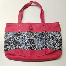 Dunhill Pink/ Zebra Print Shoulder Bag