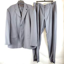 Altonio Demantie Men Grey Set Suit Sz 48