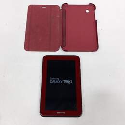 Samsung 8GB Galaxy Tab 2 w/ Case - Red alternative image