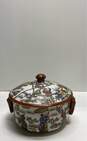 Oriental Lidded Tureen Hand Painted Porcelain Decorative Table Top Tureen image number 1