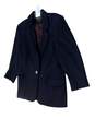 Womens Navy Blue Long Sleeve Suit Blazer Size Medium image number 5
