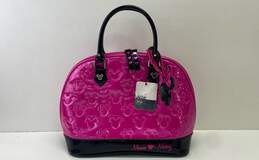 Loungefly X Disney Minnie Loves Mickey Embossed Handbag Pink