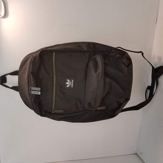 Black Adidas Nylon Student Backpack w/ Laptop Sleeve image number 1