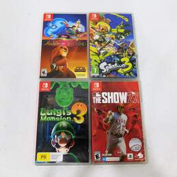 4ct Nintendo Switch Game Lot