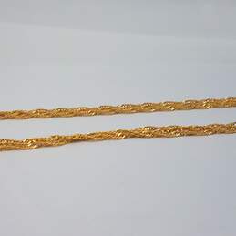 Gold Filled Twist Chain Necklace Bundle 3pcs 9.1g alternative image