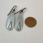 Designer Laurel Burch Silver-Tone French Wire Drop Earrings image number 4