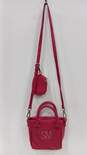 Steve Madden Hot Pink Crossbody Handbag & Clip-On Mini Pouch image number 1