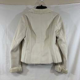 Women's Ivory Calvin Klein Faux Suede Jacket, Sz. S alternative image