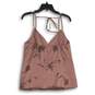 Club Monaco Womens Pink Floral Spaghetti Strap Pullover Tank Top Size Medium image number 2