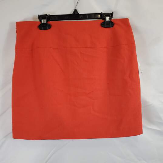 GAP Women Orange Mini Skirt Sz0 NWT image number 1