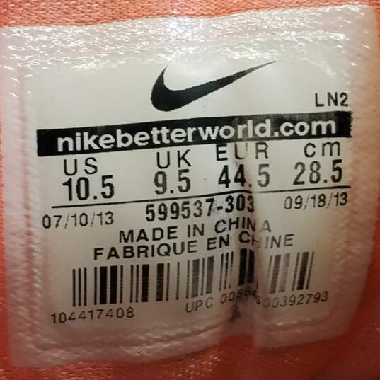 Men's Nike Hyperdunk 2013, Mineral Teal & Atomic Pink, Size 10.5 image number 7