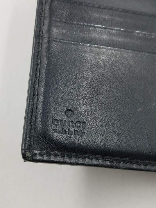 Authentic Gucci GG Black Bi-Fold Wallet image number 5