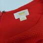 Anthropologie Maeve Red Button Up Sleeveless Dress Women's Size L image number 3