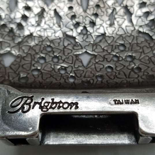 Brighton Silver Tone Hand Bag Purse Night Light Cover 145.5g image number 6