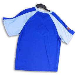 Mens Blue White Texas Rangers Baseball-MLB Raglan Sleeve  T-Shirt Size XL alternative image
