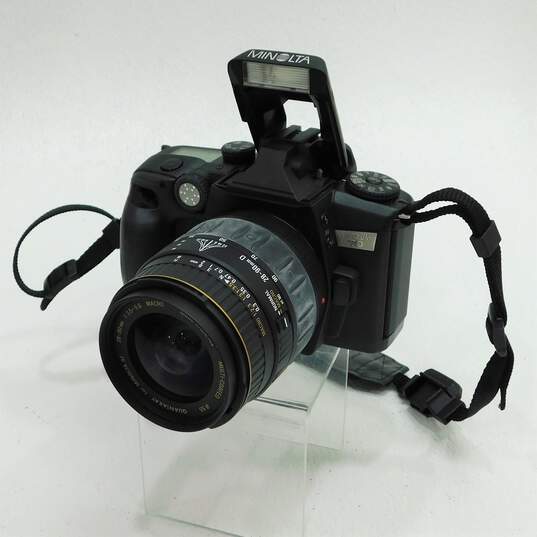 Minolta Maxxum 70 SLR 35mm Film Camera With Lenses Manuals & Case image number 2