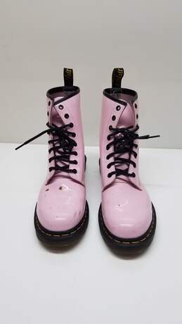 Dr. Marten 1460 Patent Leather Pink Combat Boot - Size 10 alternative image