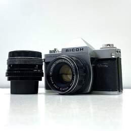 Vintage Ricoh Singlex TLS 35mm SLR Camera with 50mm & 28mm Lenses